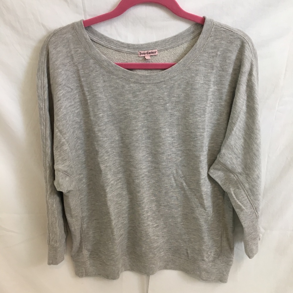 Juicy Couture Lace Up Back Sweatshirt
